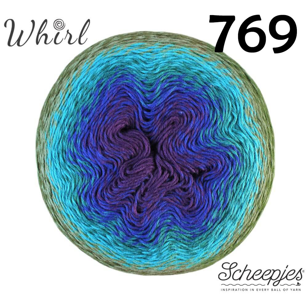 Whirl Blackberry Mint Chip (Nr 769) von Scheepjes
