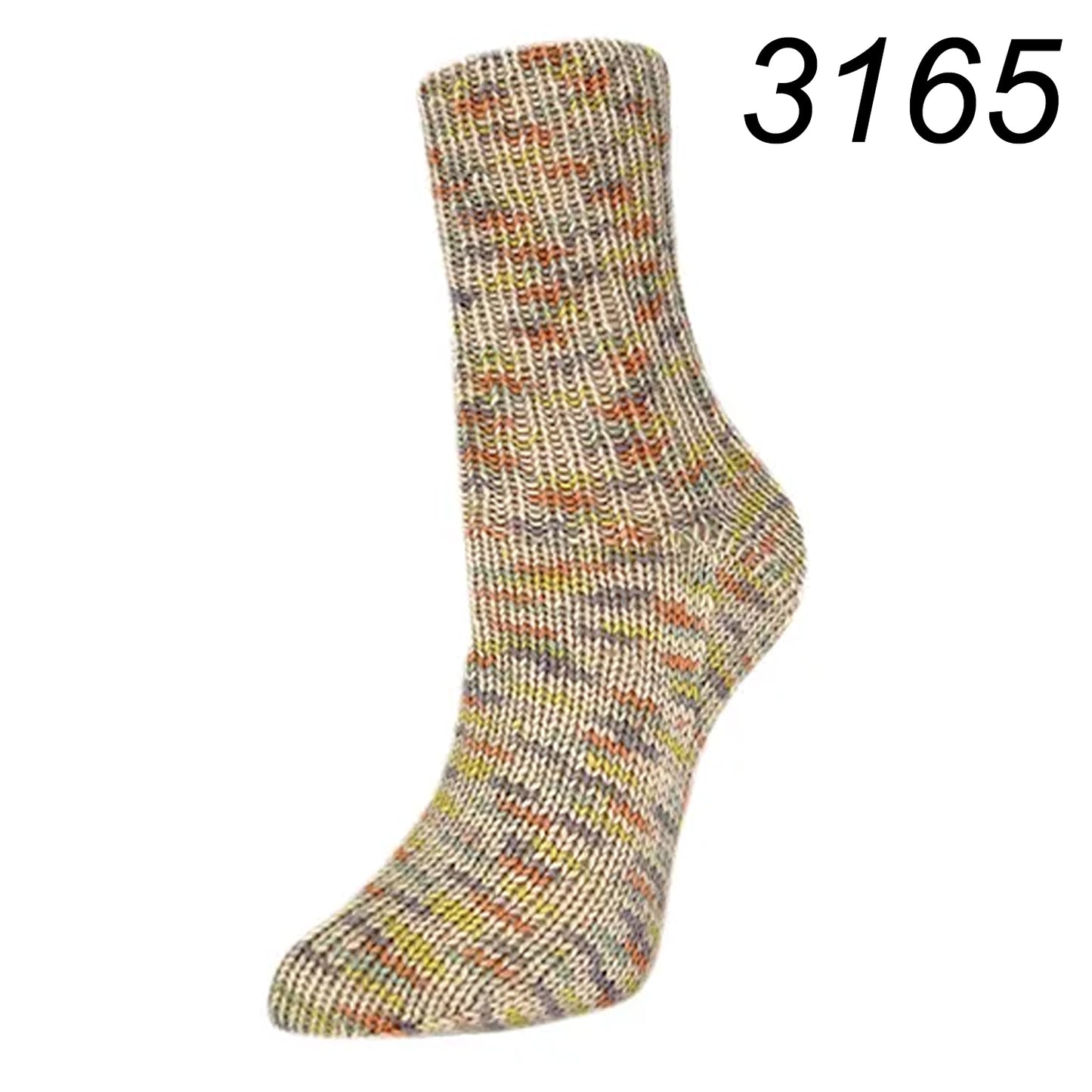 Flotte Socke Bambus Merino Spot von Rellana