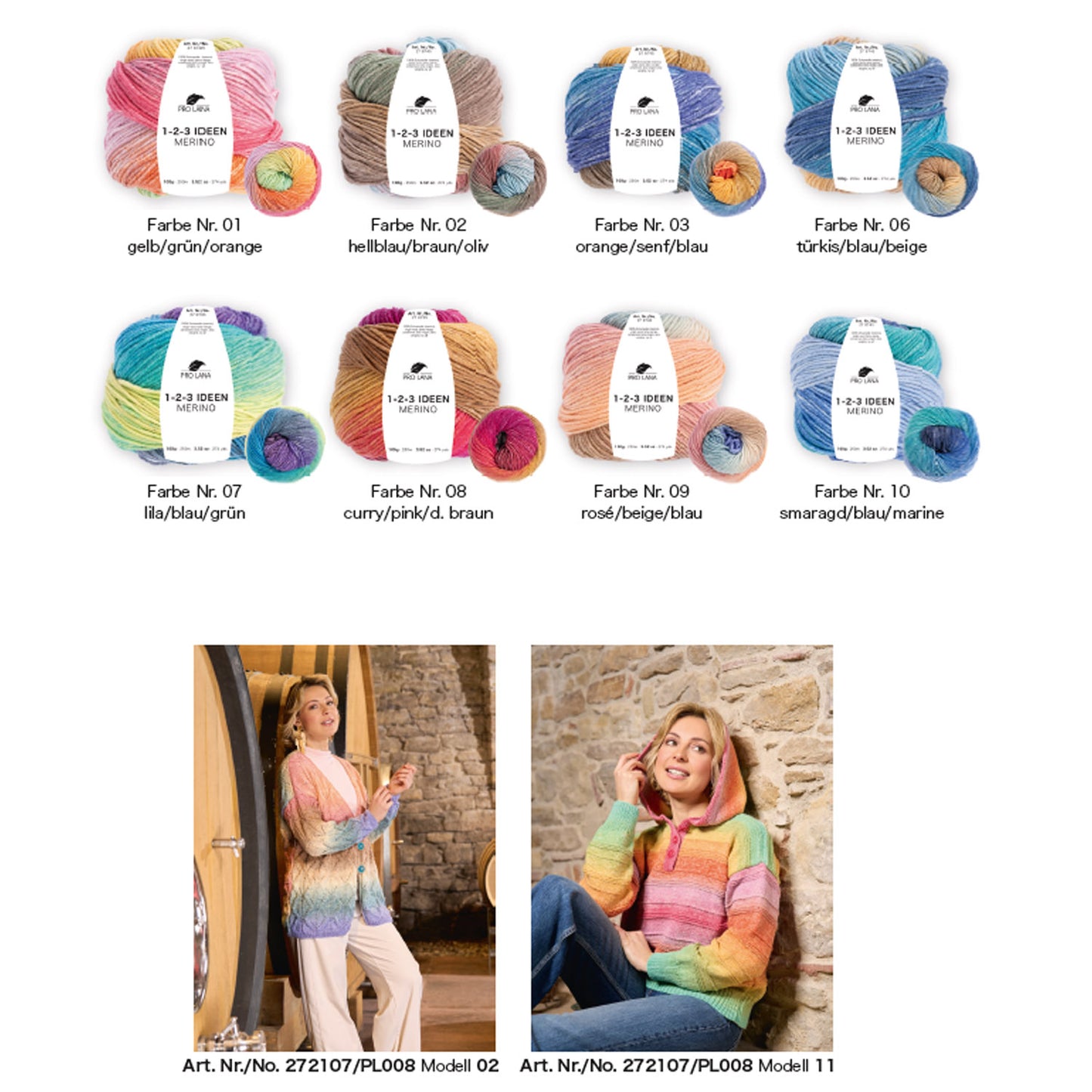 1-2-3 Ideen Merino von Pro Lana