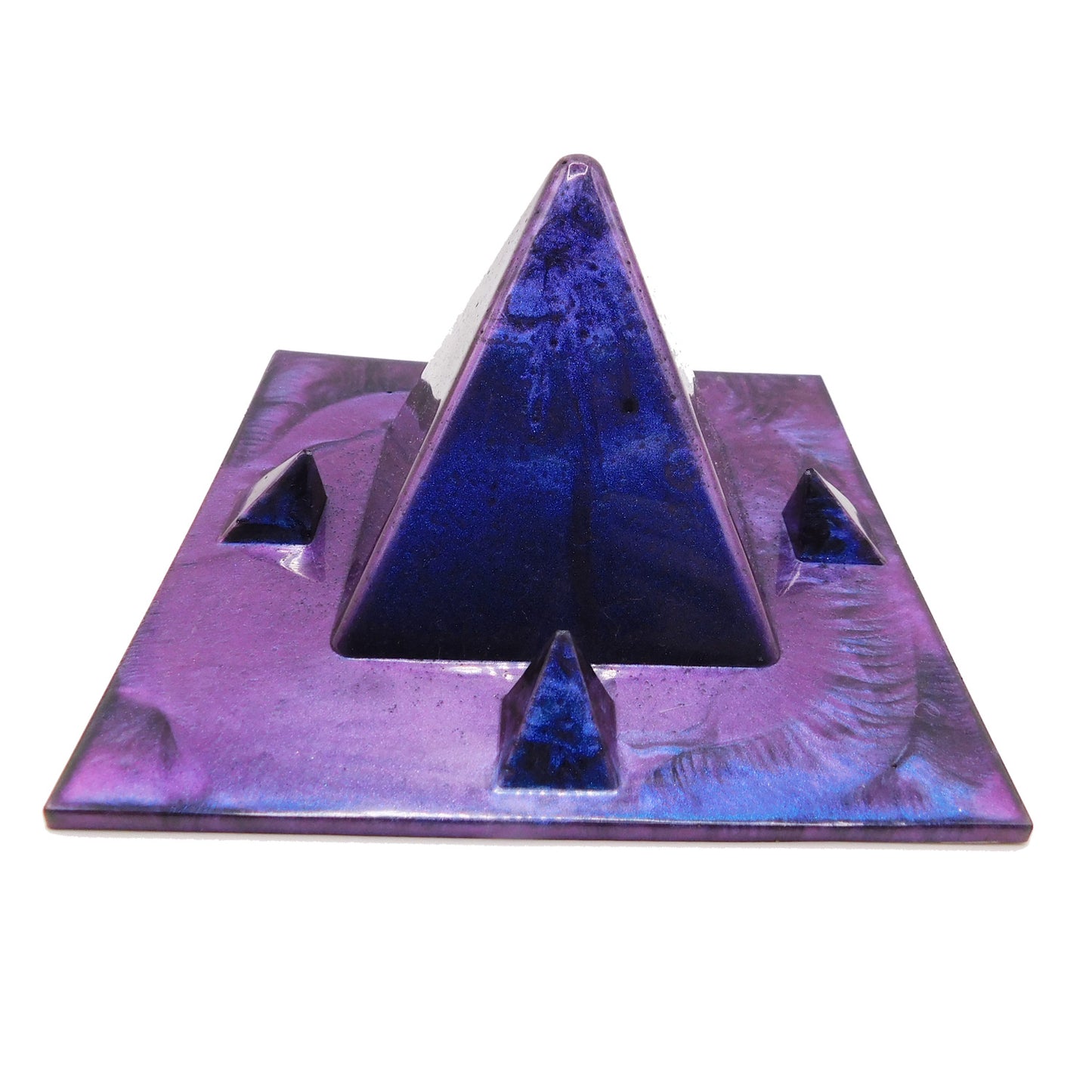 Handy- oder Tablet-Halter metallic violett-blau