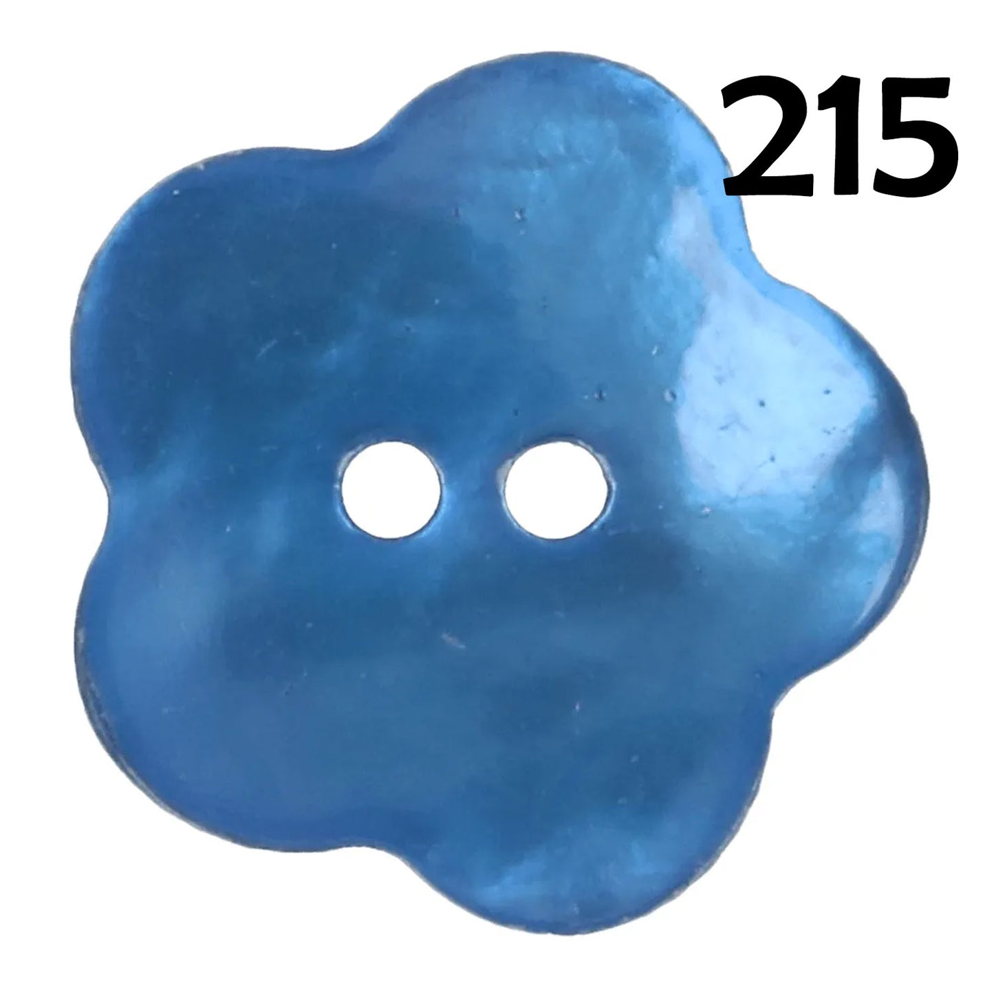 Knopf Perlmutt Blume