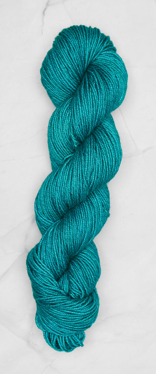 Turquoise LUNA handgefärbtes Garn
