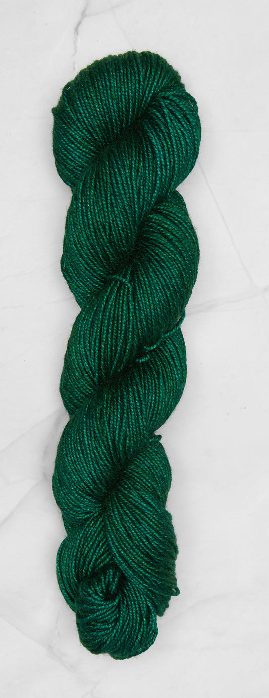 Emerald Green LUNA handgefärbtes Garn