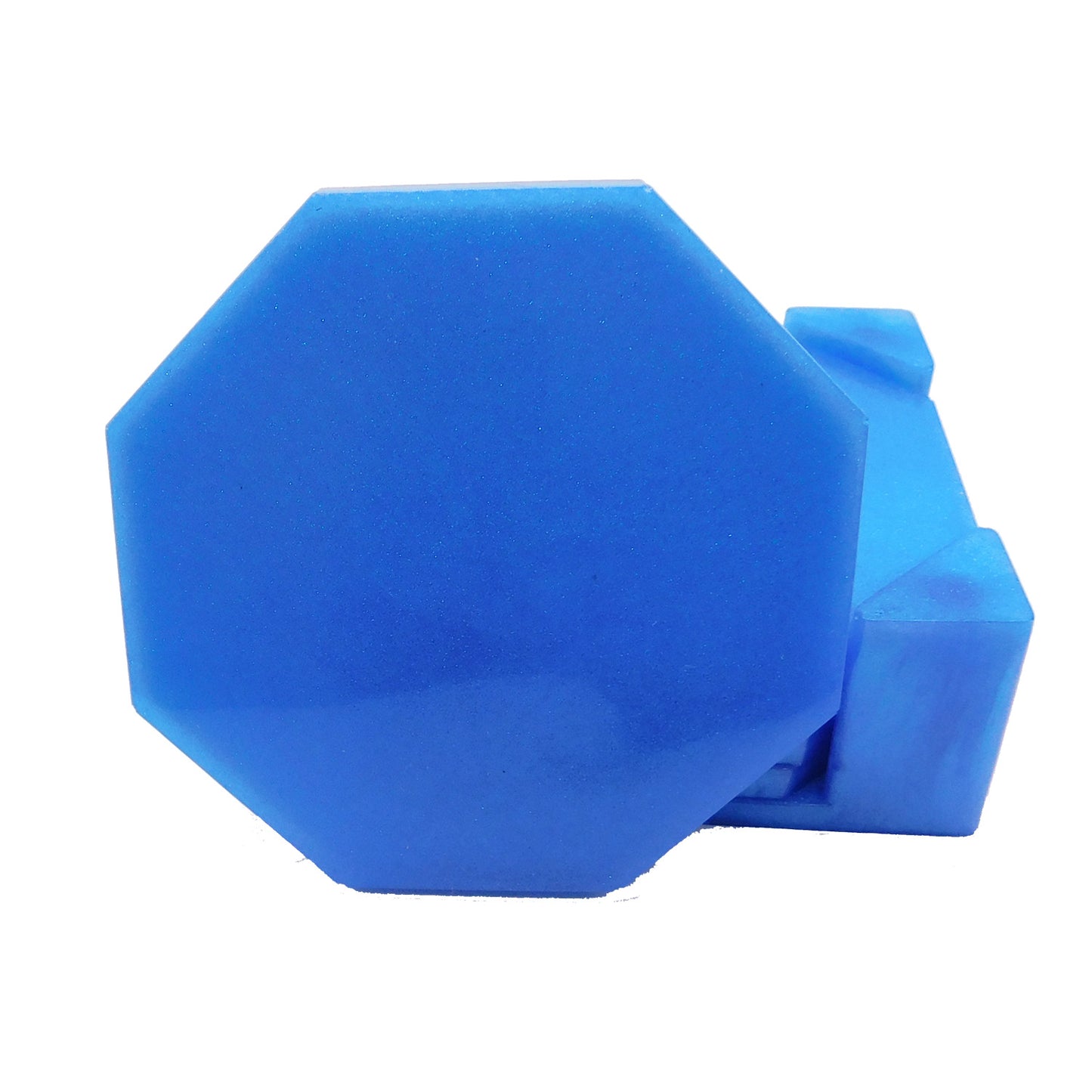 Untersetzer Set Octogon metallic blau