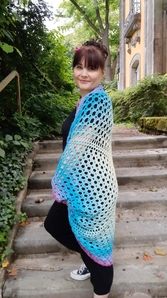 Seelenwärmer Muschelnetz