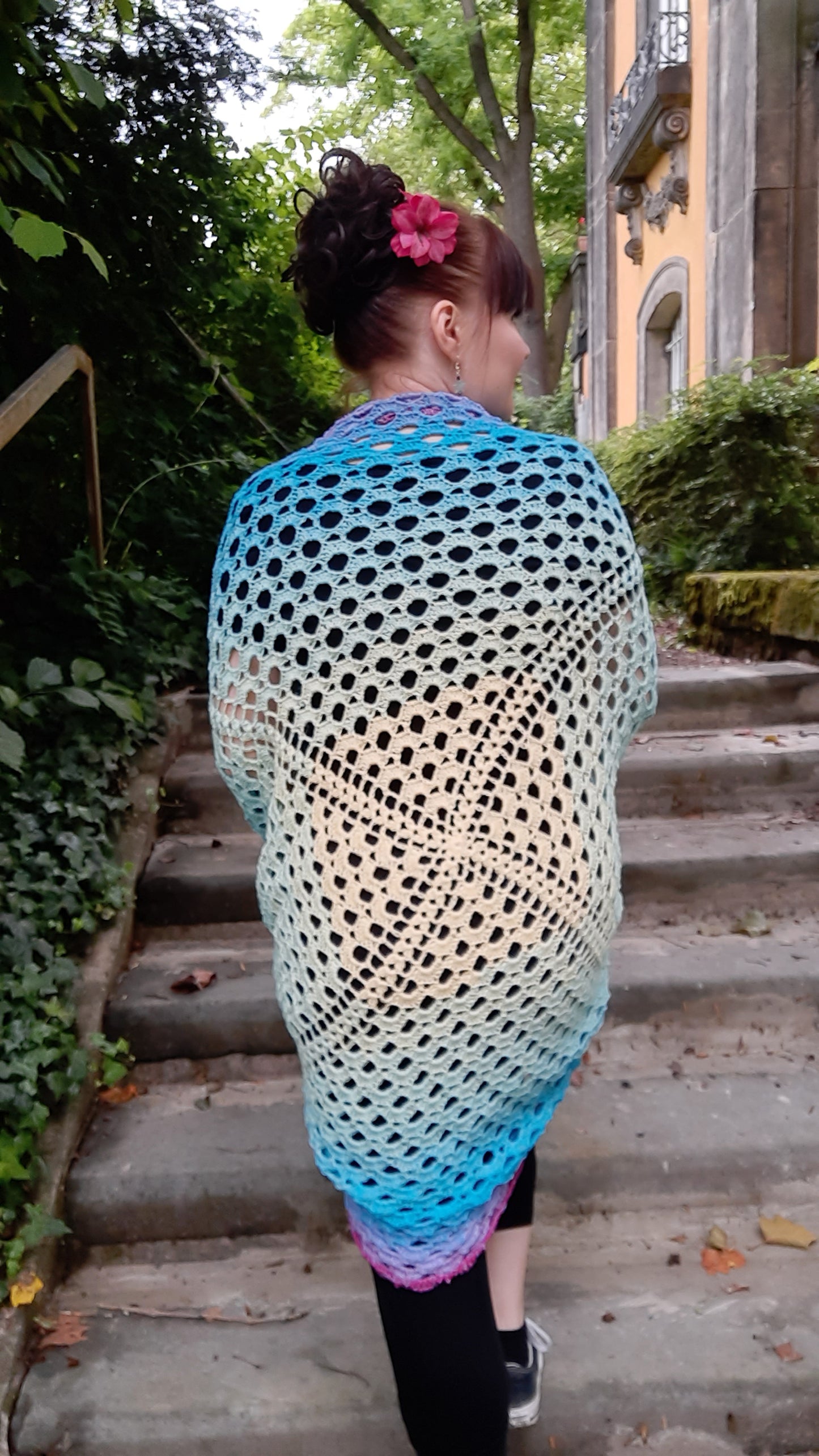 Seelenwärmer Muschelnetz