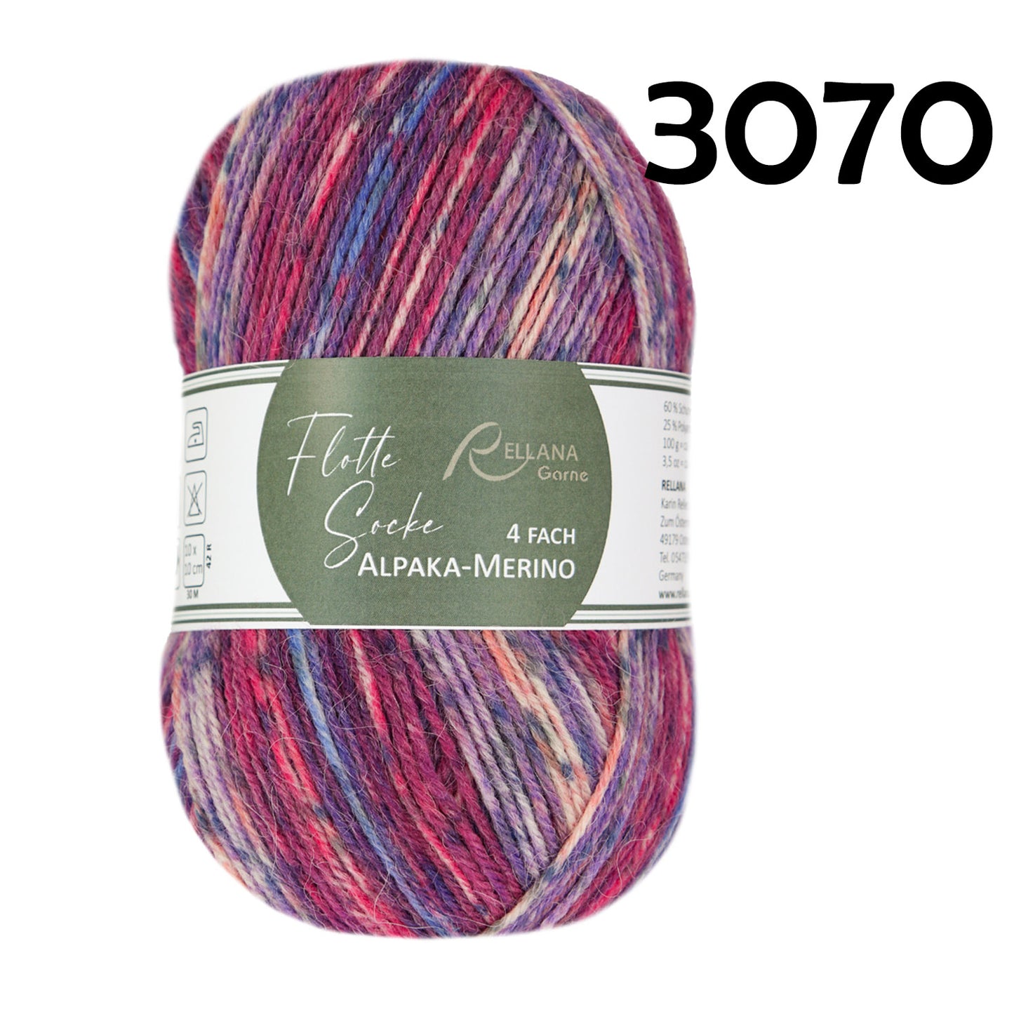 Flotte Socke Alpaka-Merino 4f von Rellana