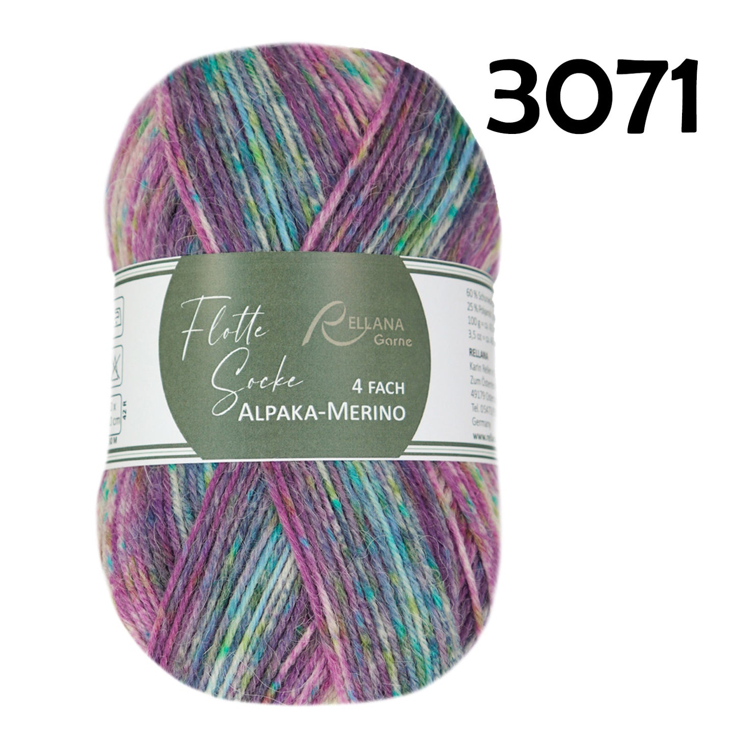 Flotte Socke Alpaka-Merino 4f von Rellana