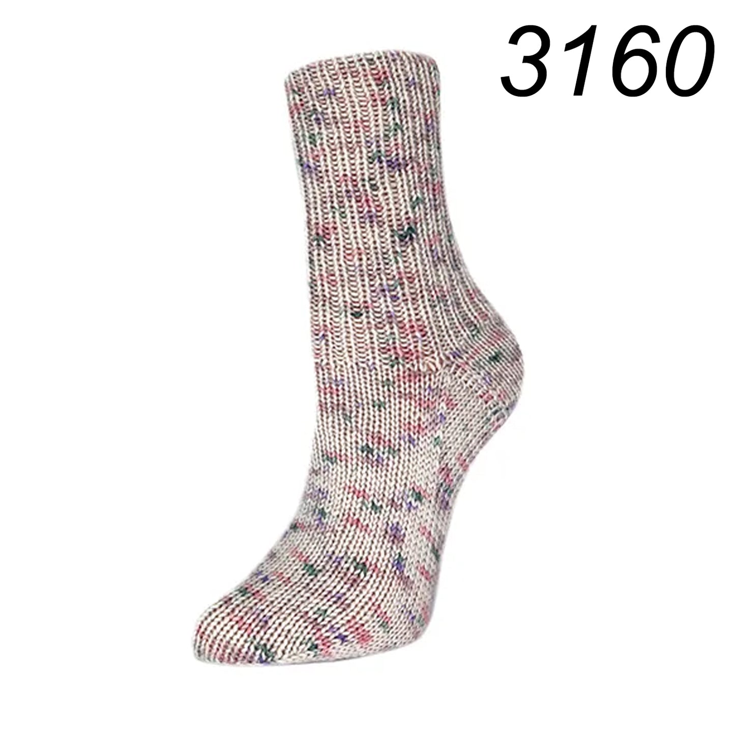 Flotte Socke Bambus Merino Spot von Rellana