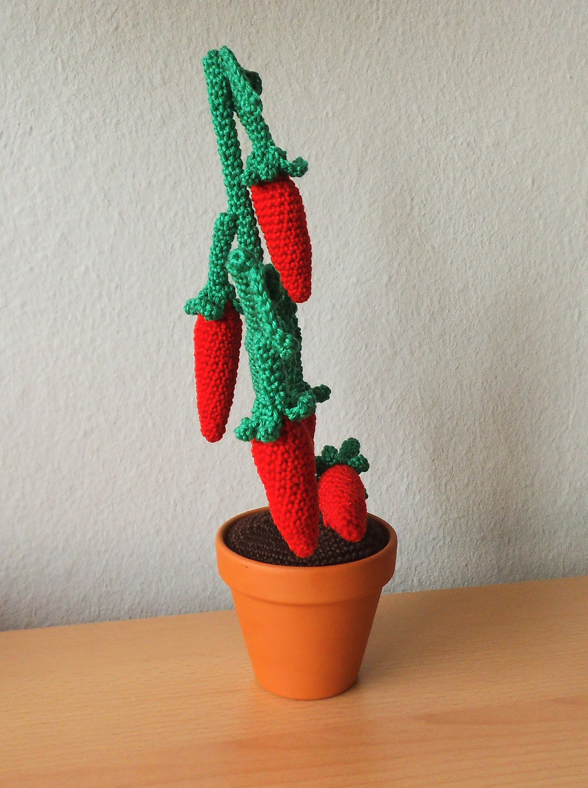 Chilli Strauch Chili Strauch Häkelanleitung – Romy Fischer Shop