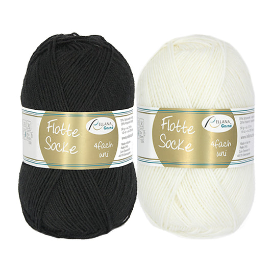 Flotte Socke uni von Rellana