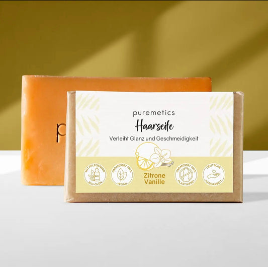 Haarseife Zitrone Vanille