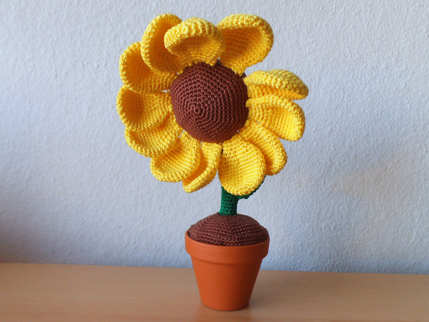 Sonnenblume Häkelanleitung