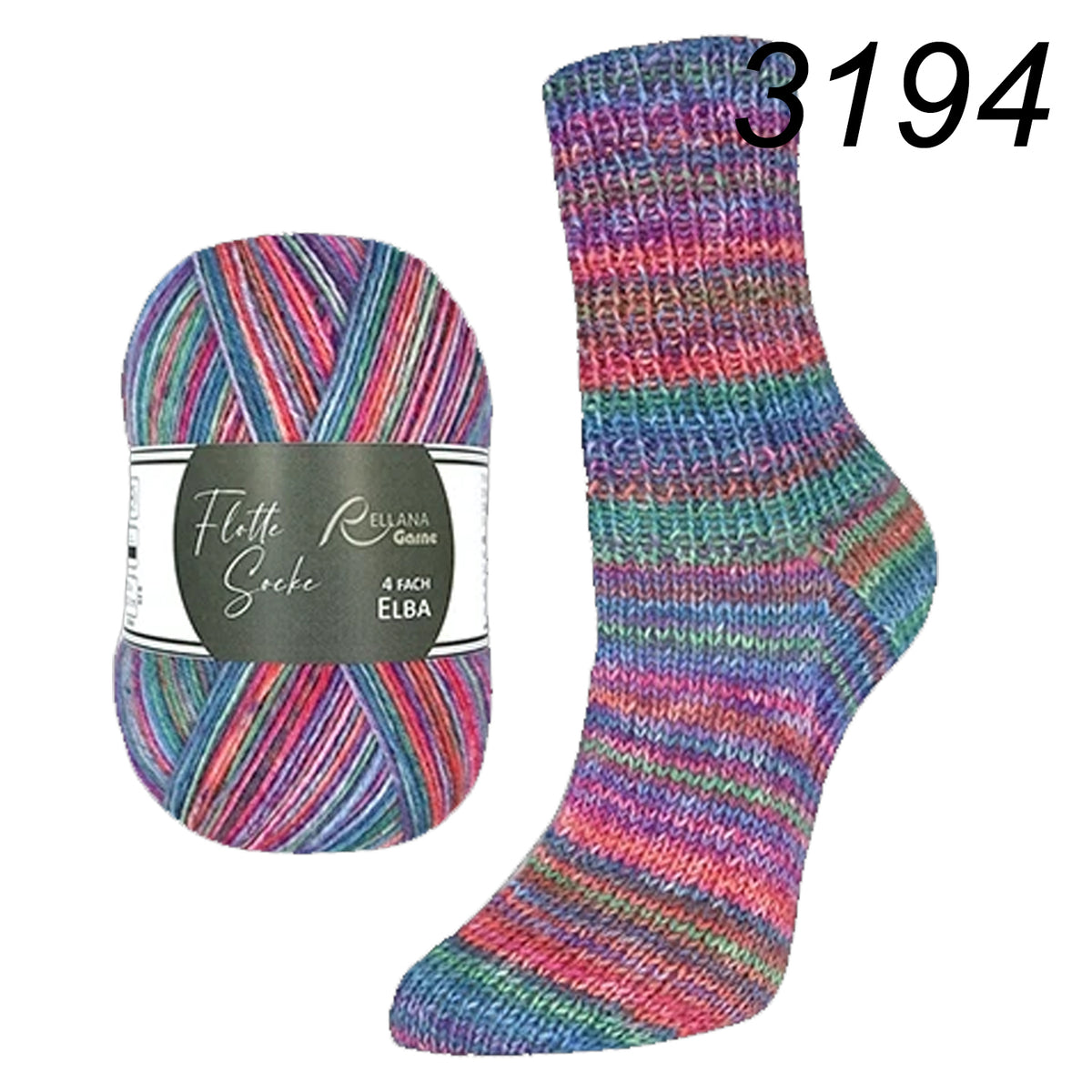 Flotte Socke Elba 4f von Rellana