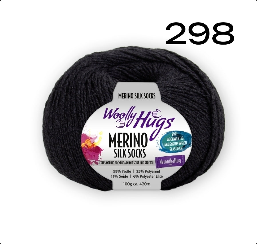 Merino Silk Socks von Woolly Hugs