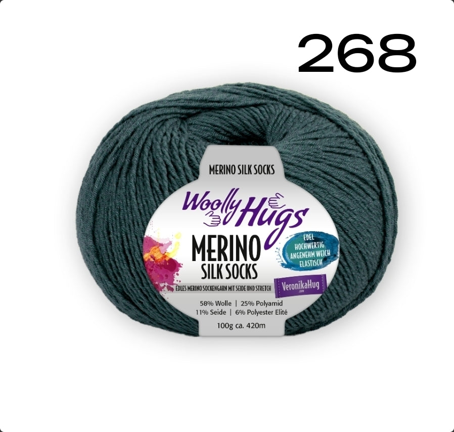 Merino Silk Socks von Woolly Hugs