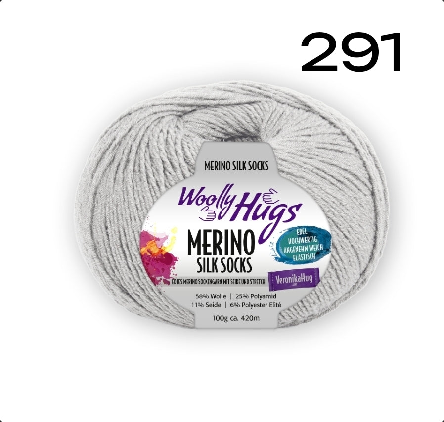 Merino Silk Socks von Woolly Hugs
