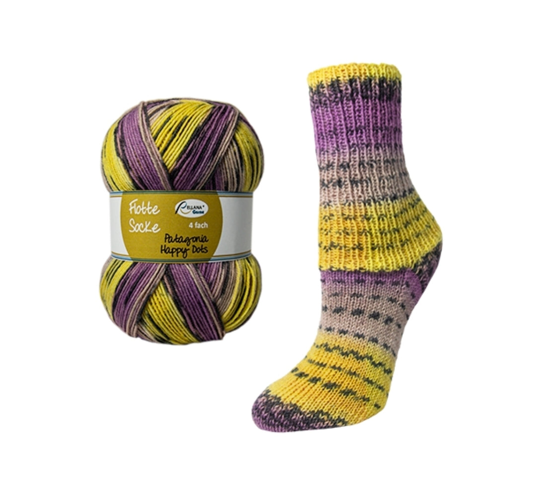 Flotte Socke Happy Dots 4f von Rellana