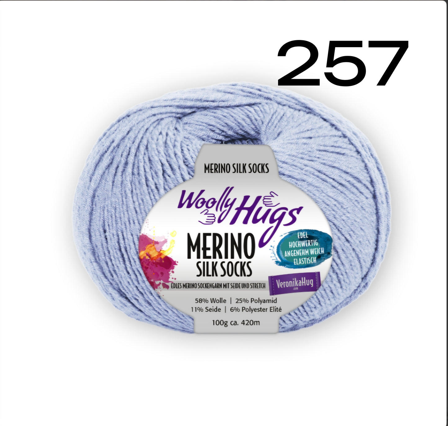 Merino Silk Socks von Woolly Hugs