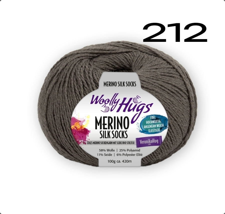 Merino Silk Socks von Woolly Hugs