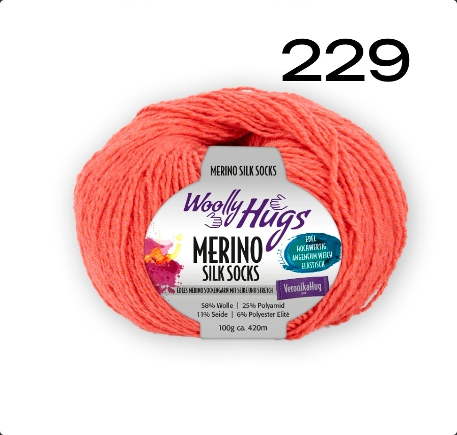 Merino Silk Socks von Woolly Hugs