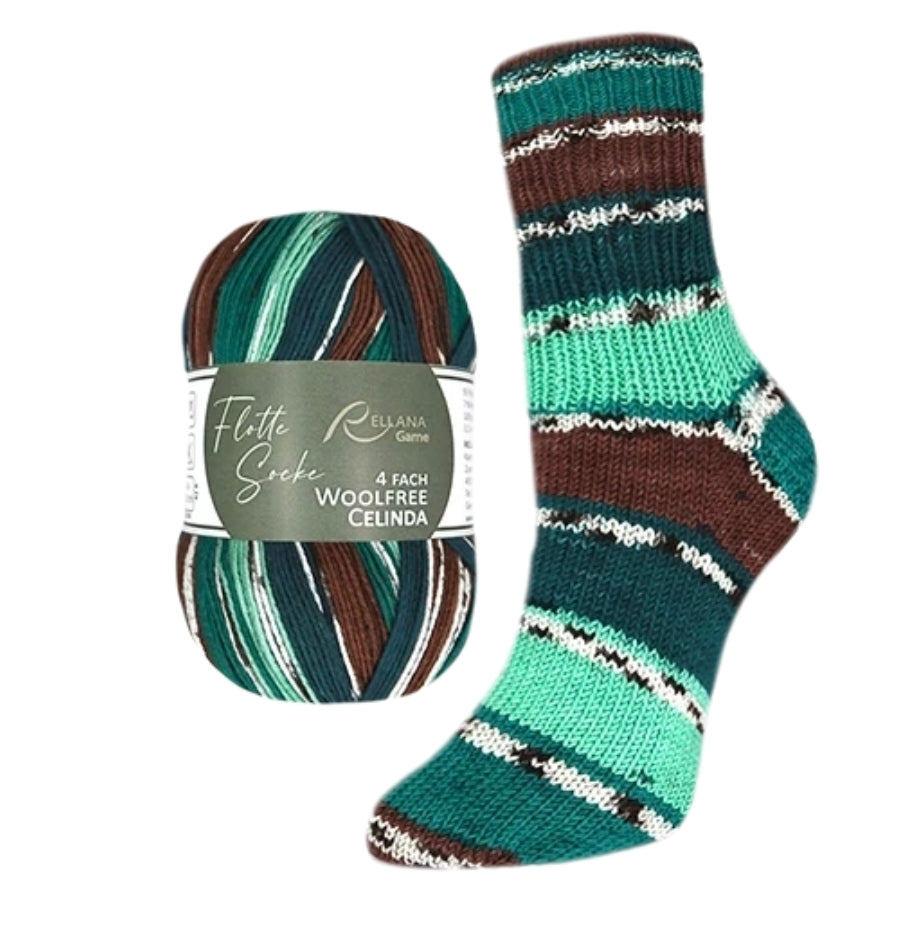 Flotte Socke Woolfree Celinda 4f von Rellana