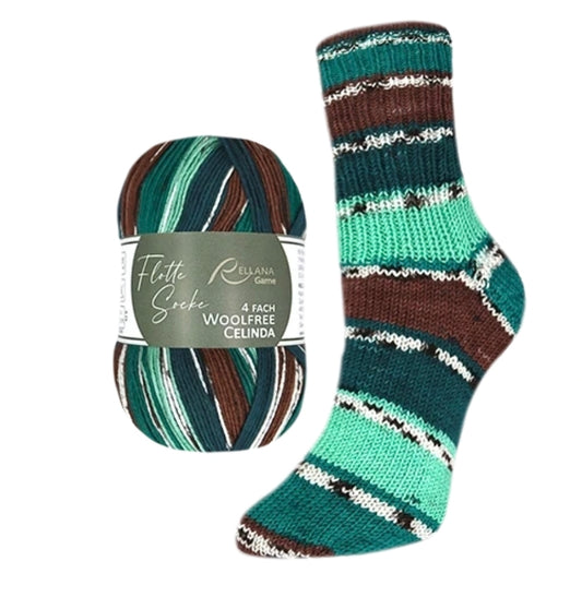 Flotte Socke Woolfree Celinda 4f von Rellana