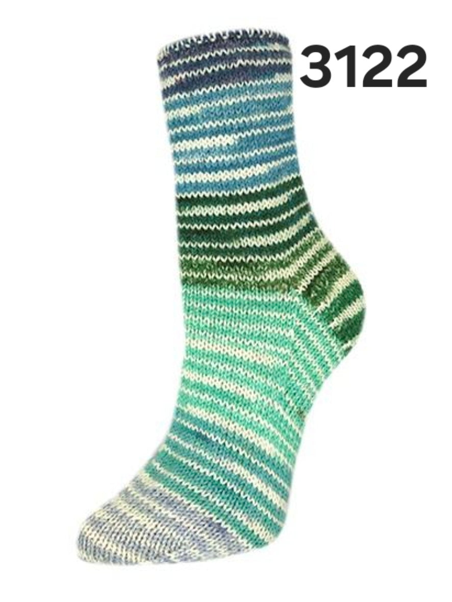 Flotte Socke Perfect Rainbow 4f von Rellana