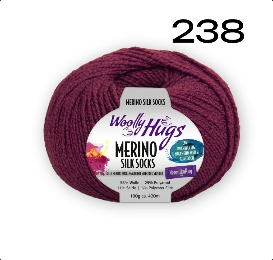 Merino Silk Socks von Woolly Hugs