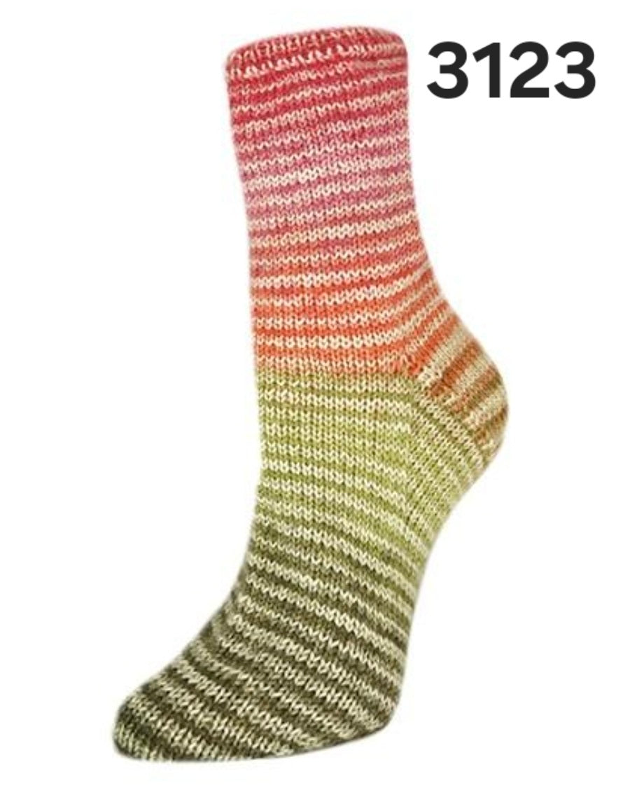 Flotte Socke Perfect Rainbow 4f von Rellana