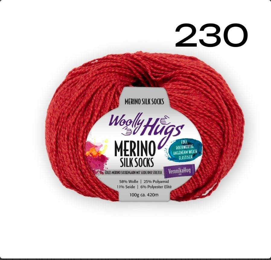 Merino Silk Socks von Woolly Hugs