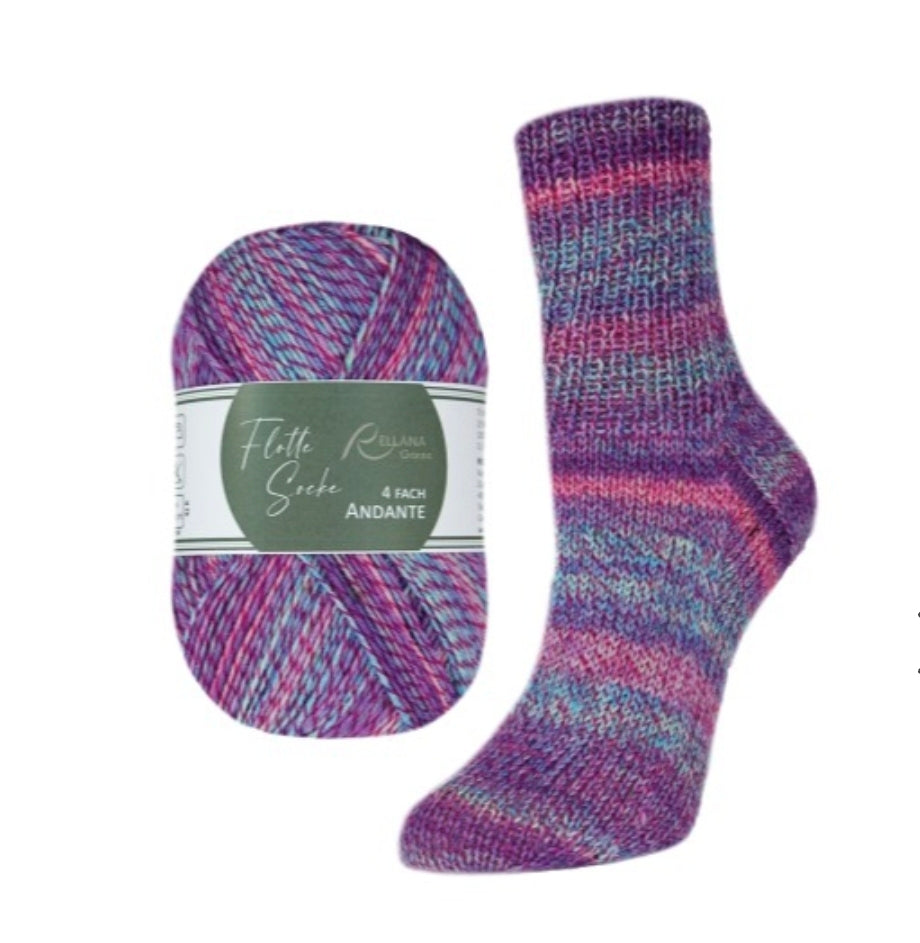 Flotte Socke Andante 4f von Rellana
