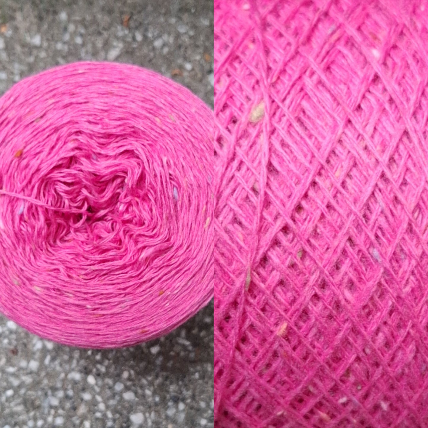 Bobbel Tweedy Farbe Nr. 1 Himbeere