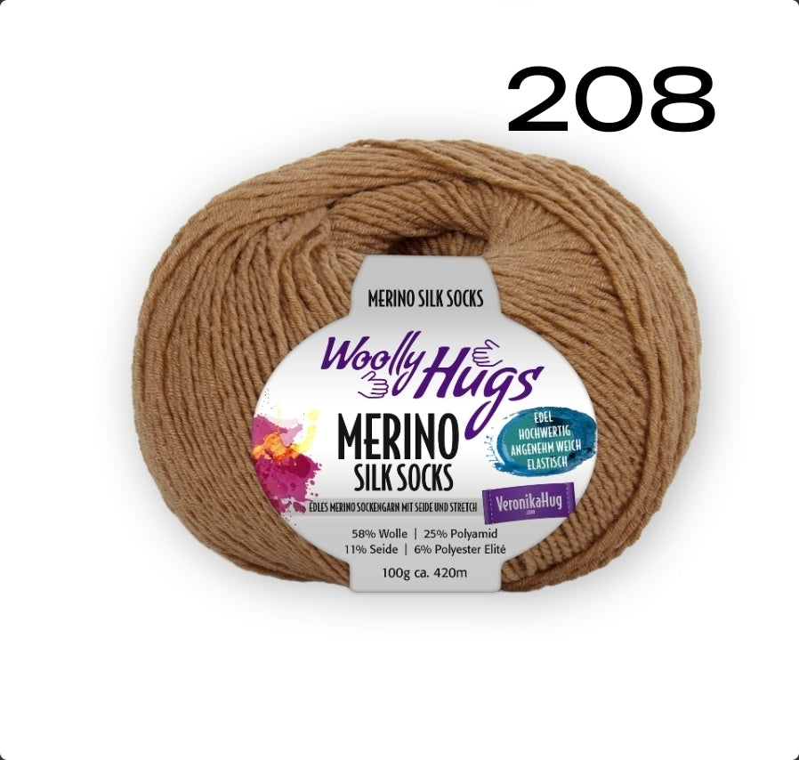 Merino Silk Socks von Woolly Hugs