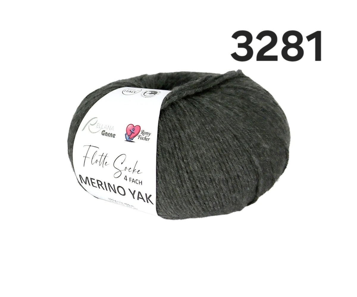 AB MITTE OKTOBER Flotte Socke Merino Yak 4f von Rellana