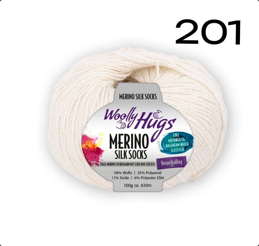 Merino Silk Socks von Woolly Hugs