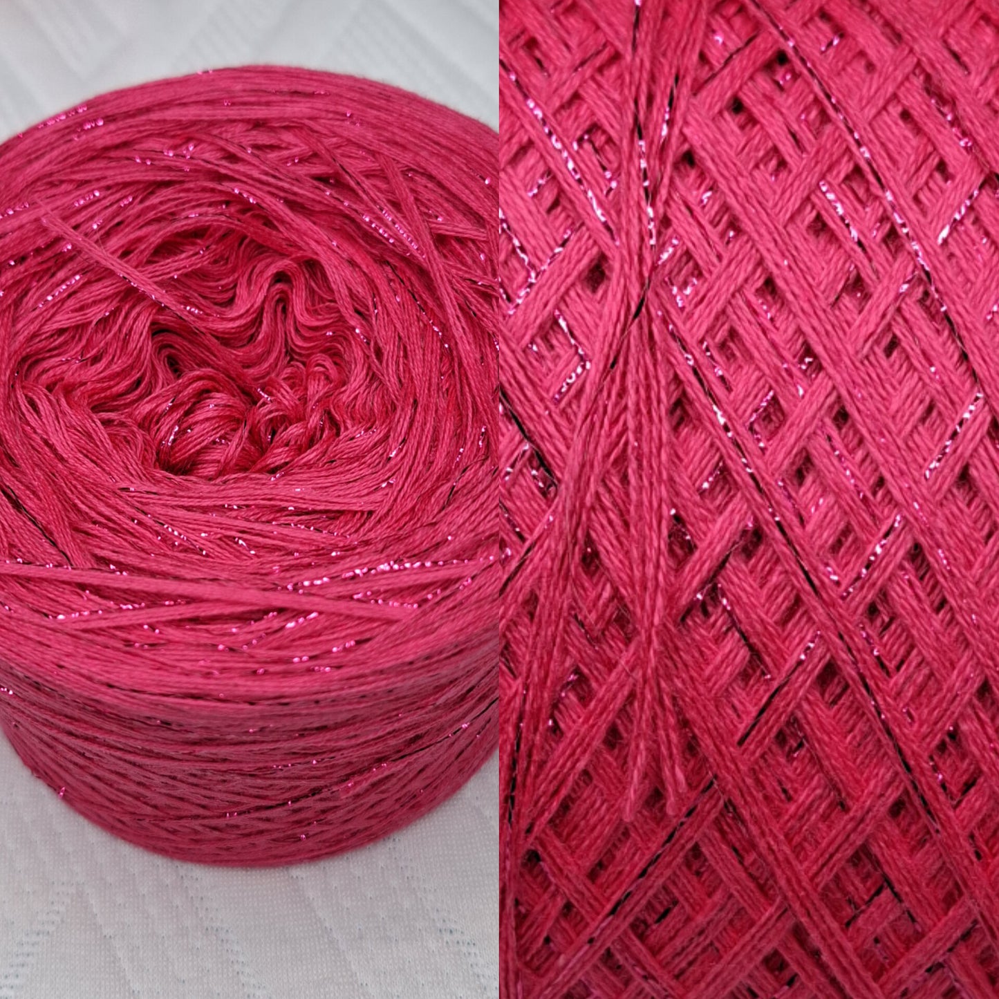 Bobbel Uni - Fuchsia Glitzer