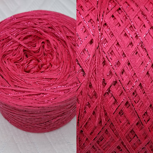 Bobbel Uni - Fuchsia Glitzer