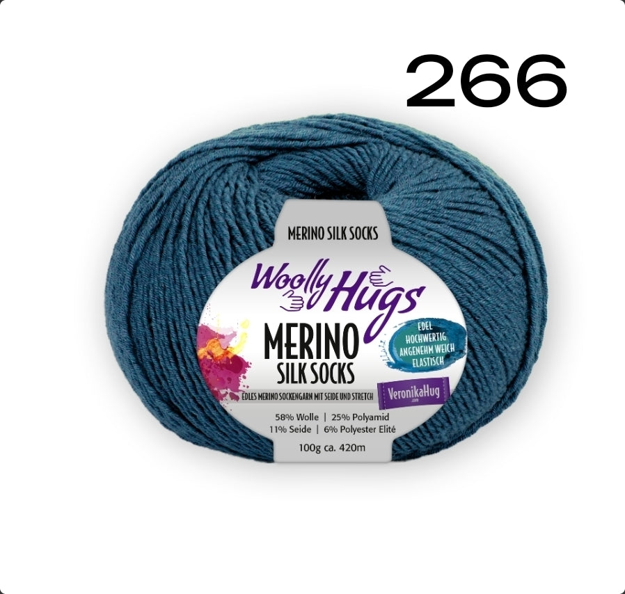 Merino Silk Socks von Woolly Hugs