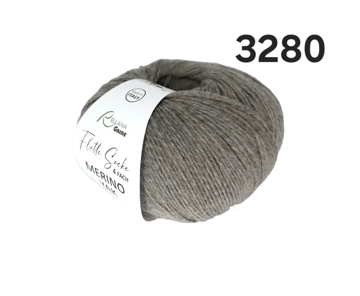 AB MITTE OKTOBER Flotte Socke Merino Yak 4f von Rellana
