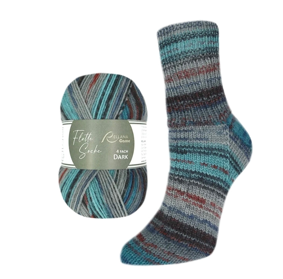 Flotte Socke Dark 4f von Rellana