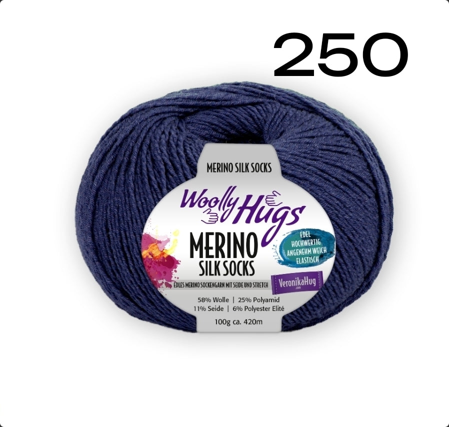 Merino Silk Socks von Woolly Hugs