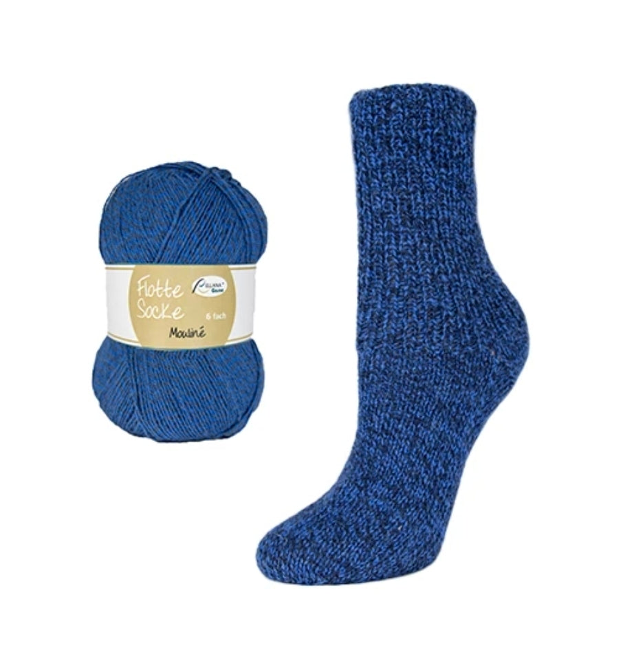 Flotte Socke Mouliné 6f von Rellana