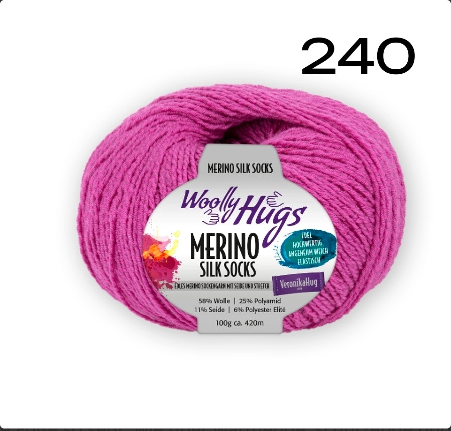 Merino Silk Socks von Woolly Hugs