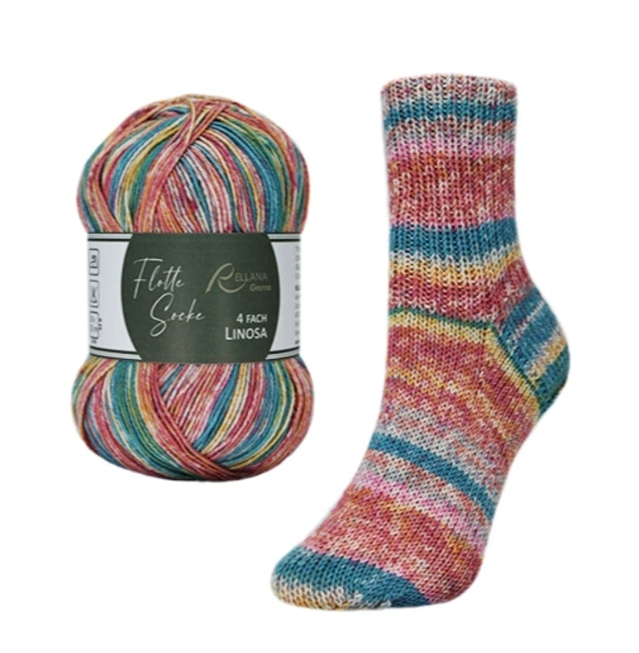 Flotte Socke Woolfree Linosa 4f von Rellana