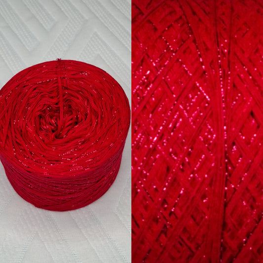 Bobbel Uni - Rot Glitzer